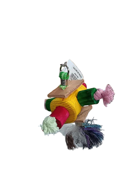 Wood & Tassel Bird Toy