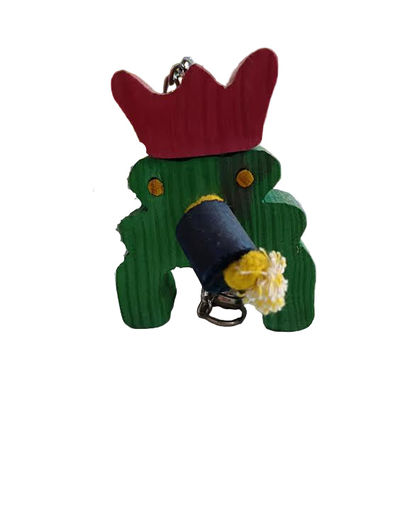 Wooden Bird Toy  - Frog