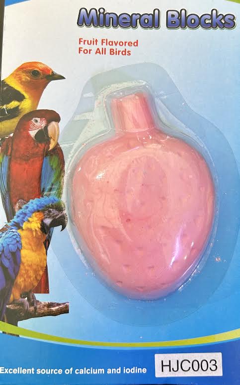 Fruit Flavored Mineral Blocks for Birds