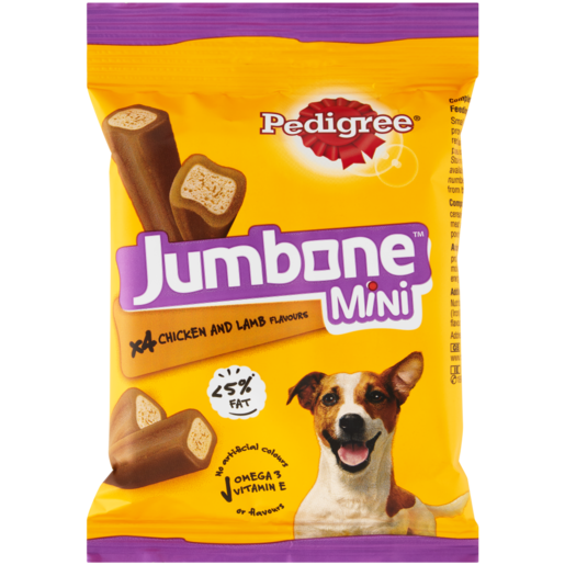 Pedigree Dog Jumbone Mini Chicken & Lamb 4pc