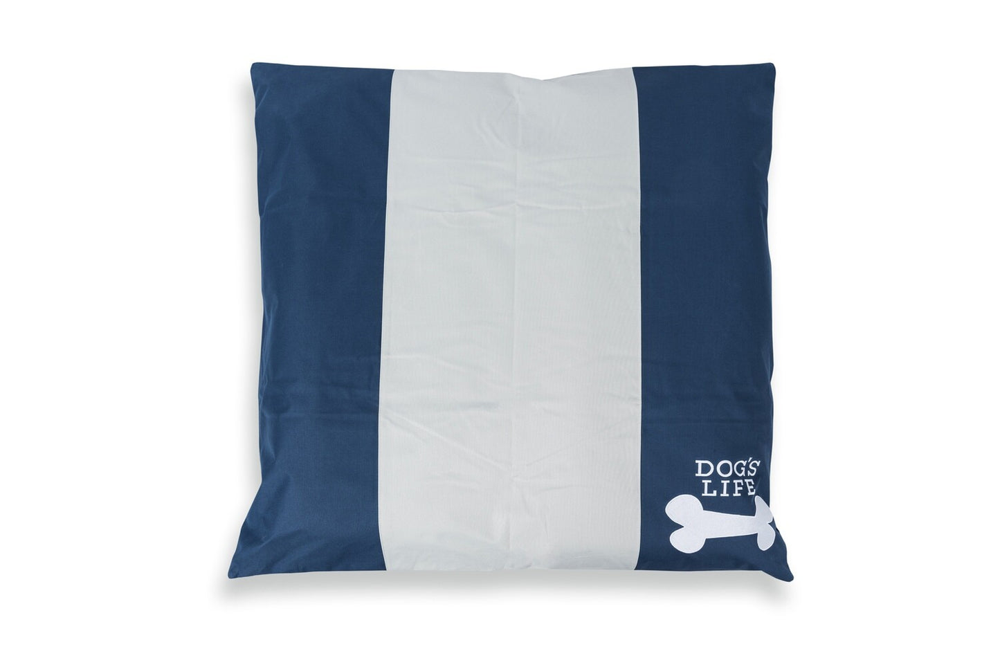 Dog's Life Squarebone Cushion Bed - Blue