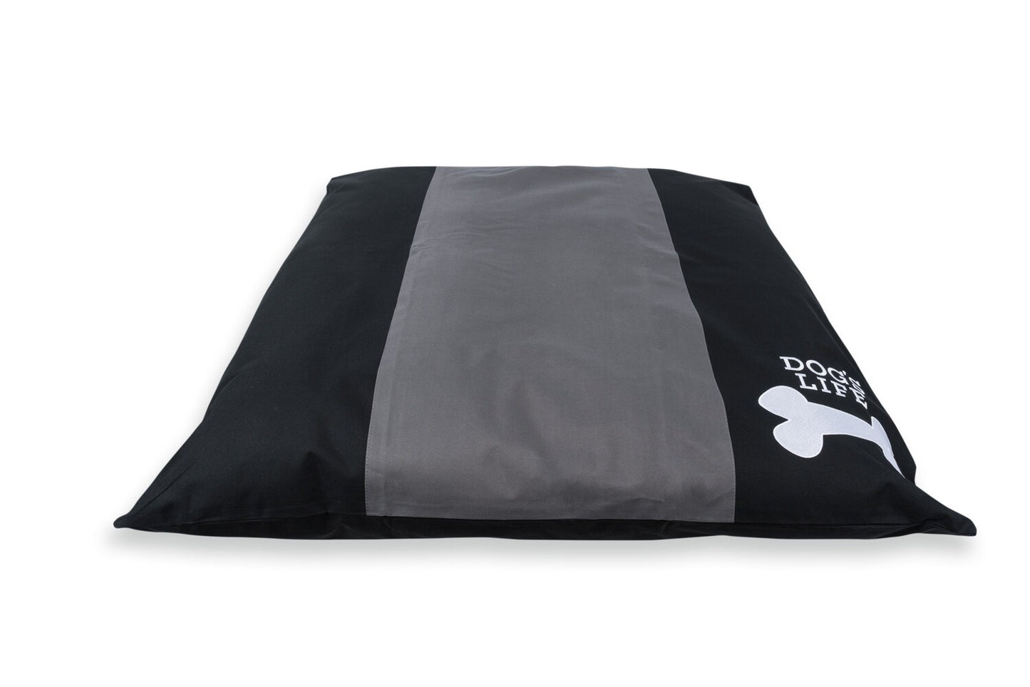 Dog's Life Squarebone Cushion Bed - Black