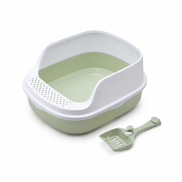 Pastel Square Cover Large Cat Litter Box