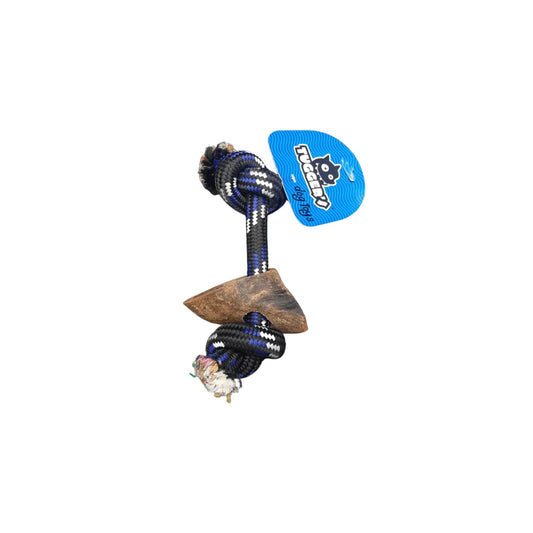Tugger Smoked Hoof Rope Toy