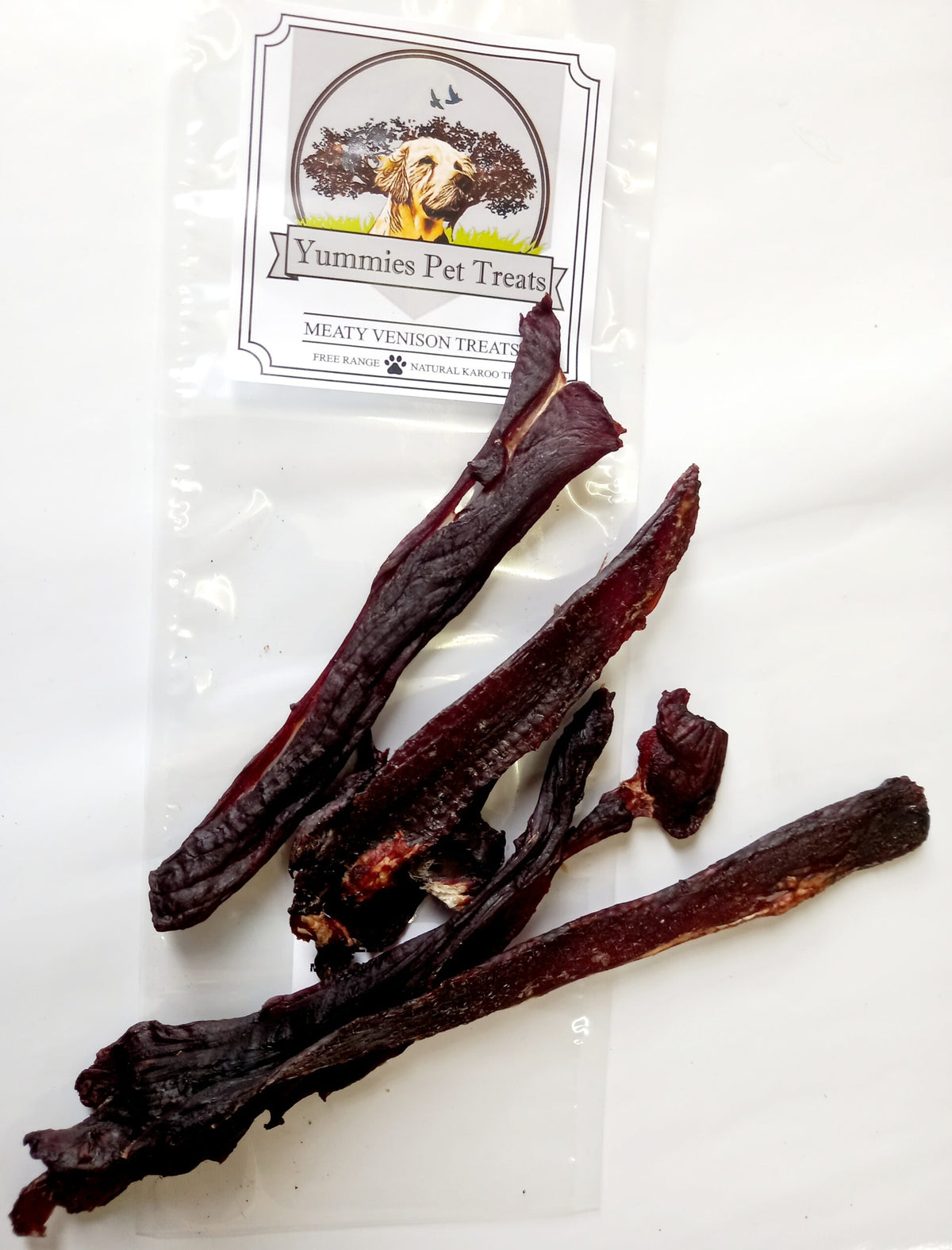 Yummies Pet Treats - Venison Biltong 80g