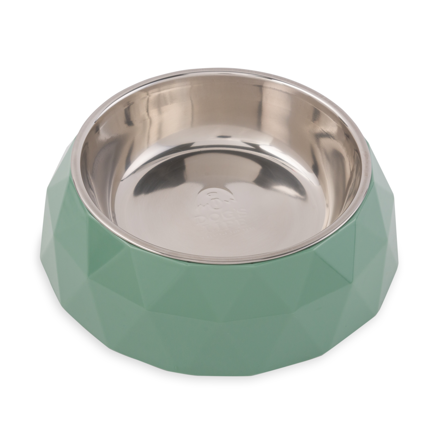 Dog's Life Diamond Melamine Stainless Steel Bowls