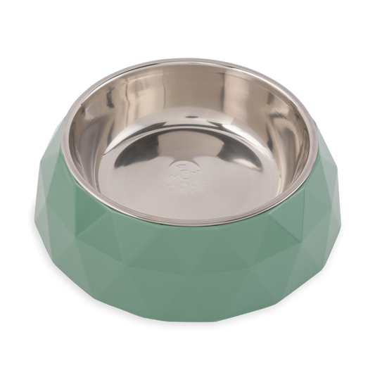 Dog's Life Diamond Melamine Stainless Steel Bowls