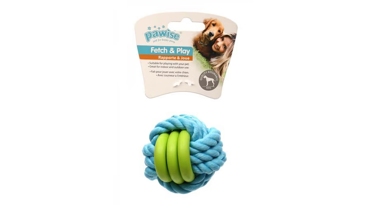 Pawise Twins Rope Ball