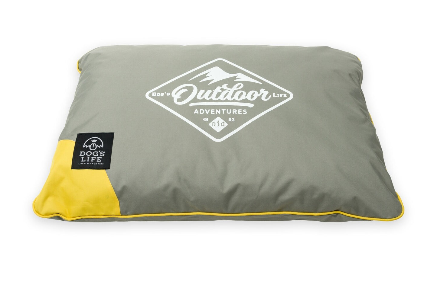 Dog's Life Outdoor Adventures Cushion - Grey