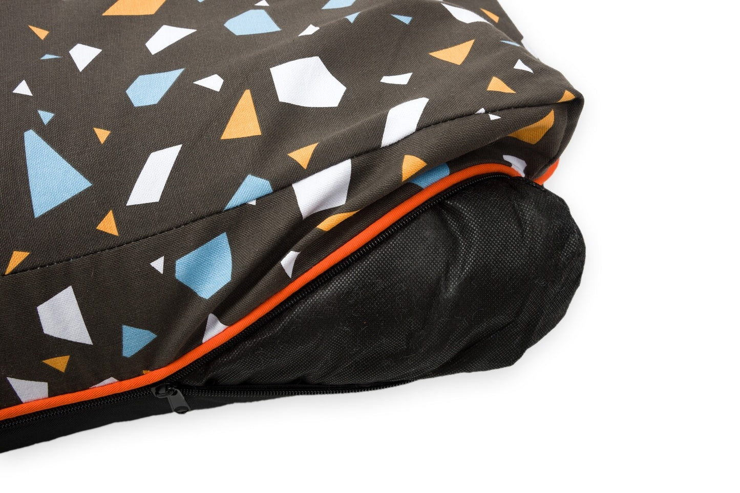 Dogs Life Box Pad Bed Marble - Brown