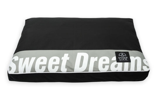 Dog's Life Sweet Dreams Cushion - Black