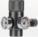 Aquapro N-Series Dual Regulator with Bubble Counter Combo
