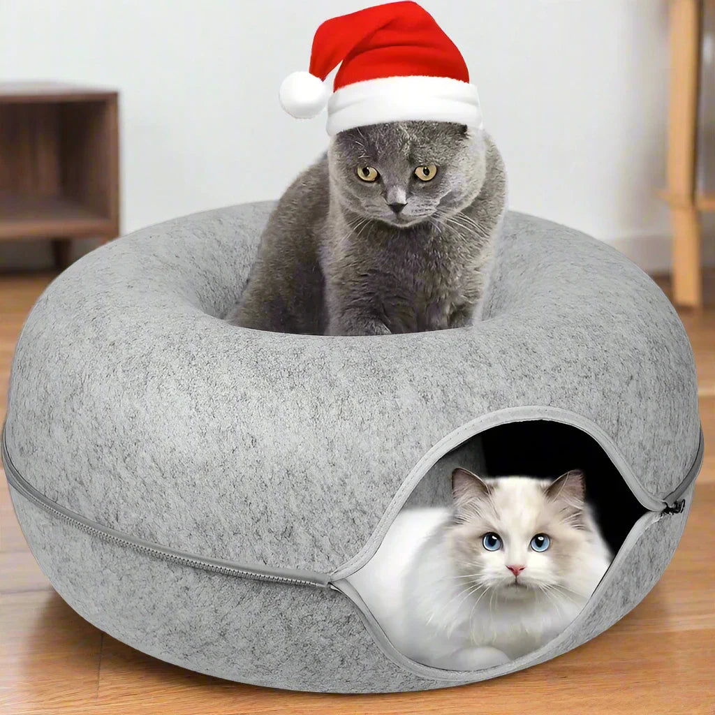 Cat Tunnel Donut bed