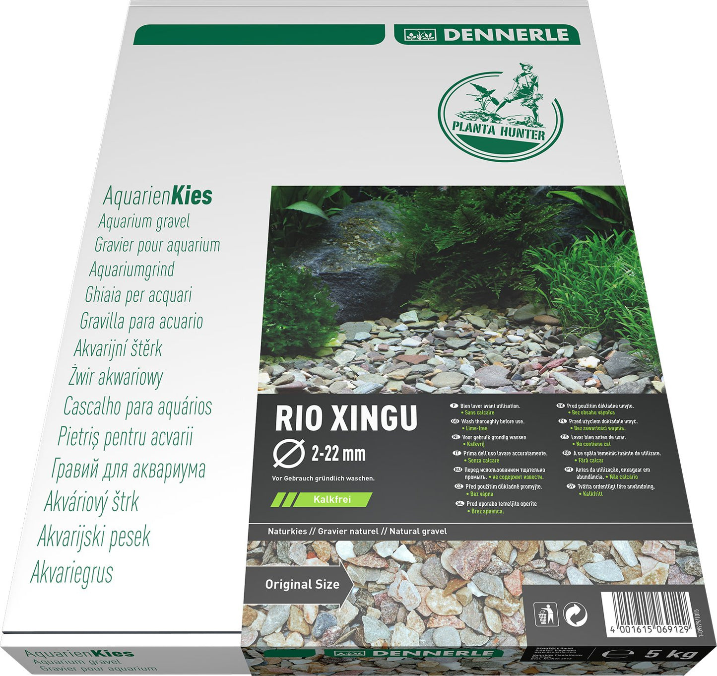 Dennerle Plantahunter Natural Gravel - Rio Xingu (2-22mm)