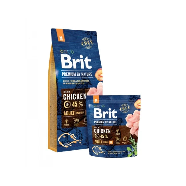 Brit Premium Adult Dog Chicken (Medium Breed)