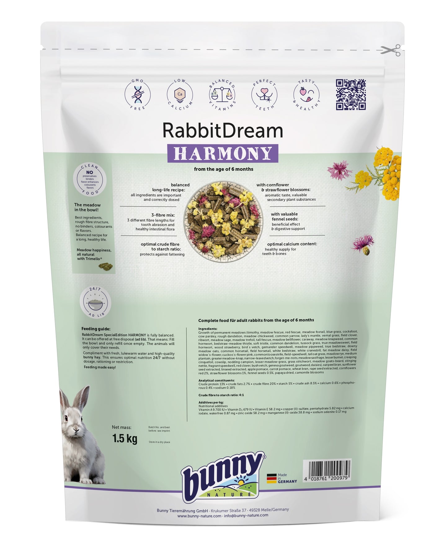 Bunny Nature Rabbit Dream - Harmony 1.5kg