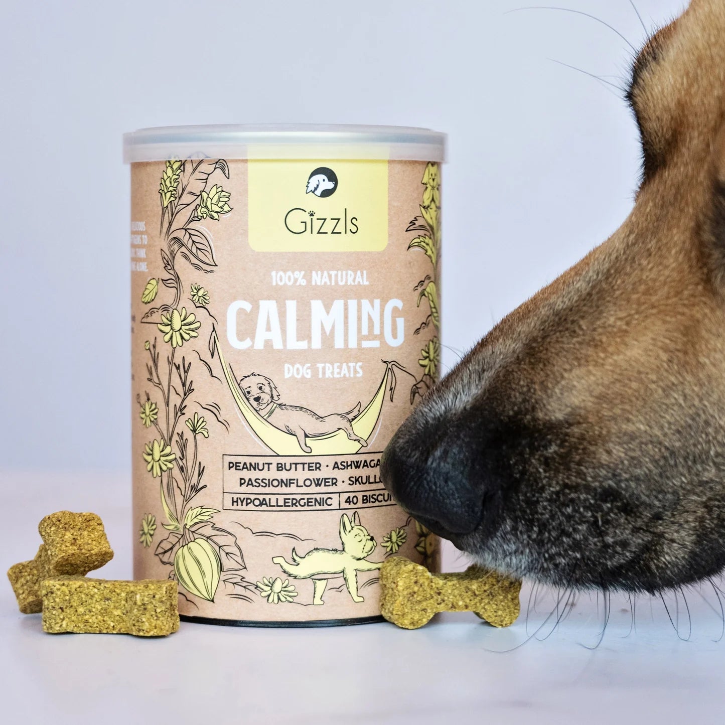 Gizzls Calming Dog Biscuits 180g