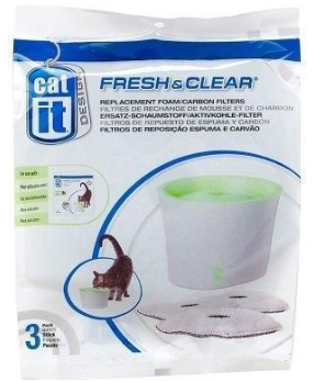 Catit Fountain Replacement Carbon Cartridge 3pk