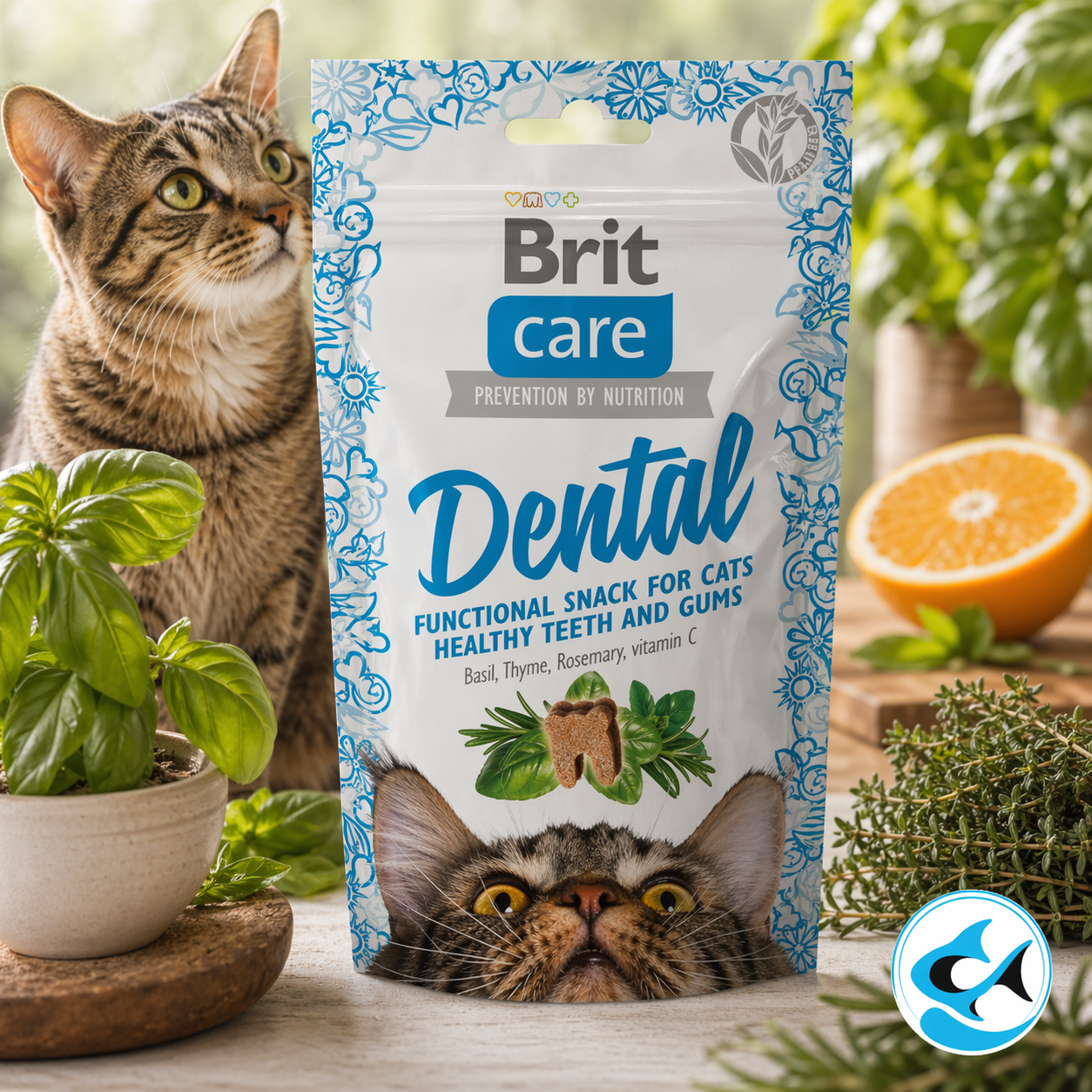 Brit Care Semi-Moist Dental Cat Snack 50g