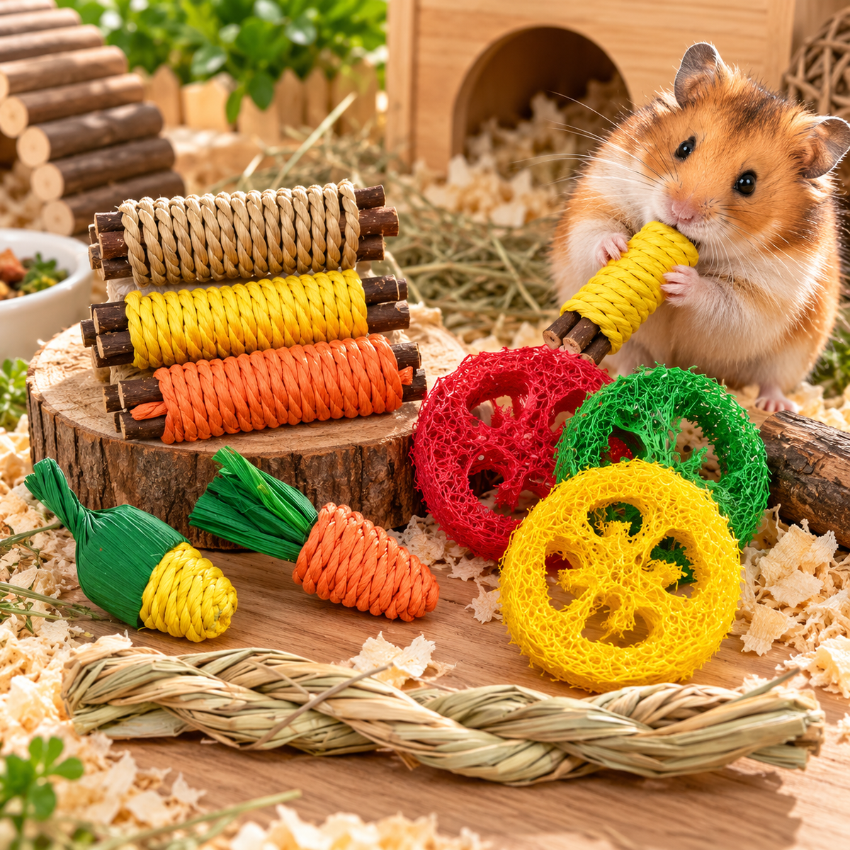 CP Hamster 9pc Toys