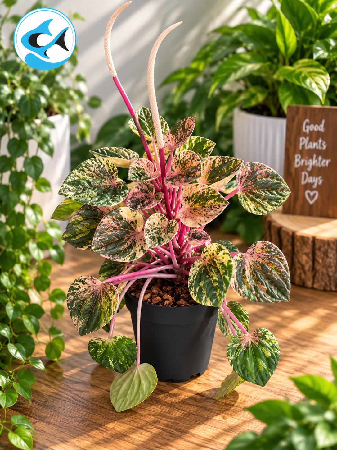 Peperomia Caperata Variegated 10cm