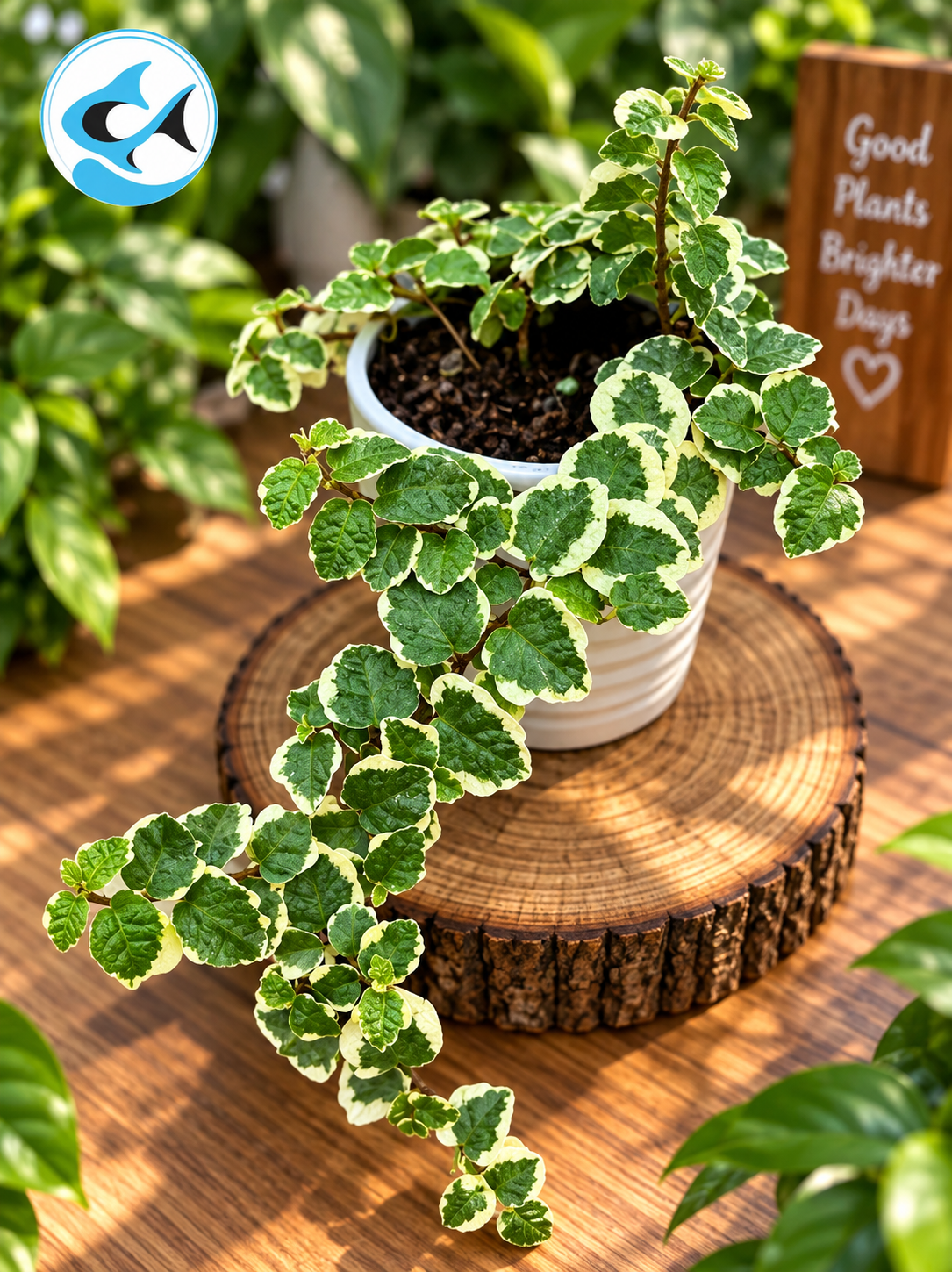Ficus Pumila Variegated 9cm
