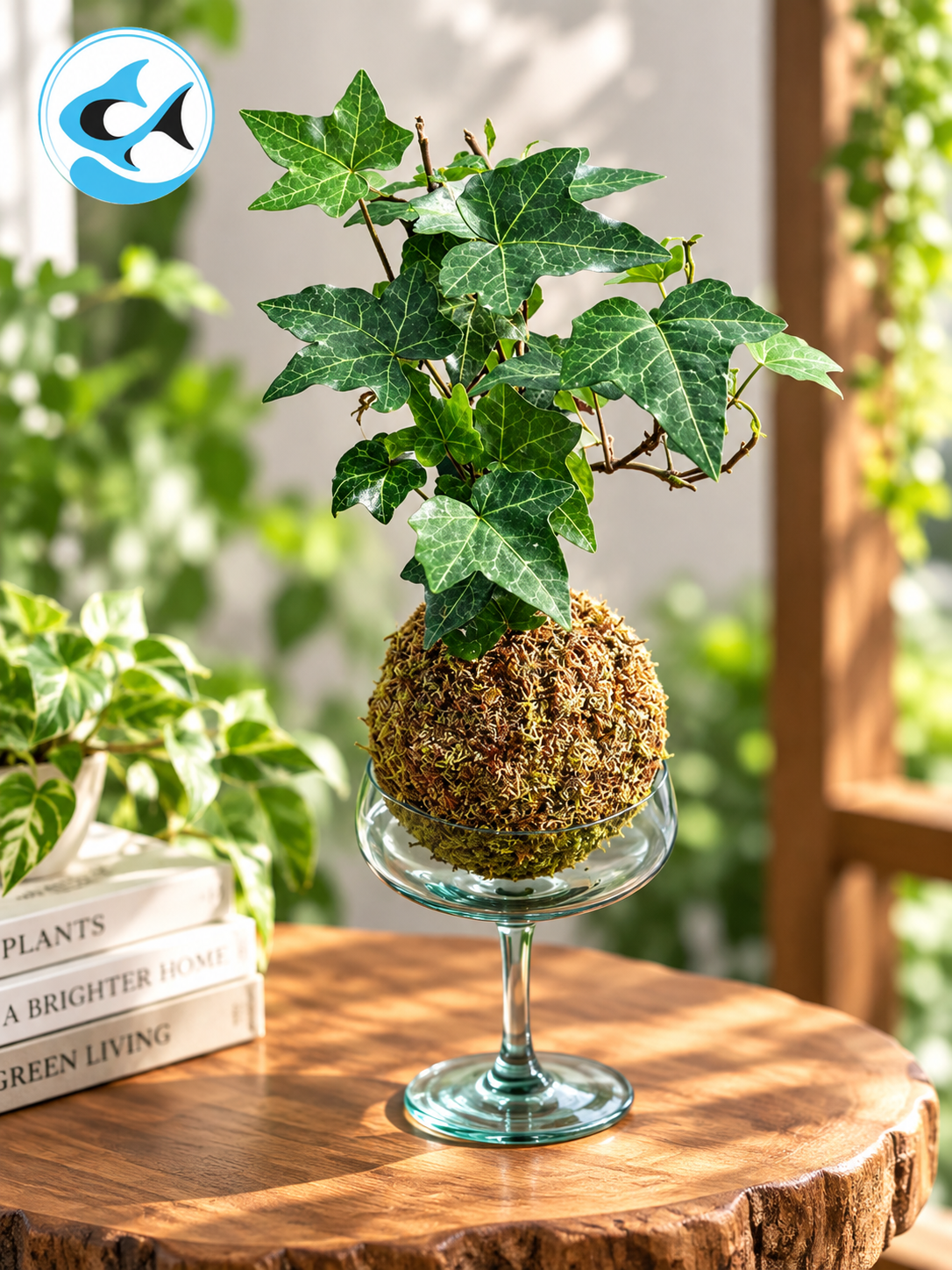 Ivy Cocktail Kokedama