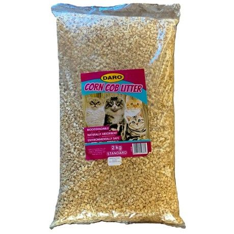 Corn Cob Litter for Cats 2Kg