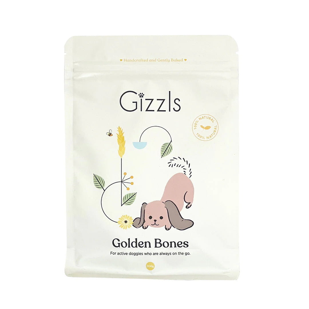 Gizzls Golden Bones Dog Treats