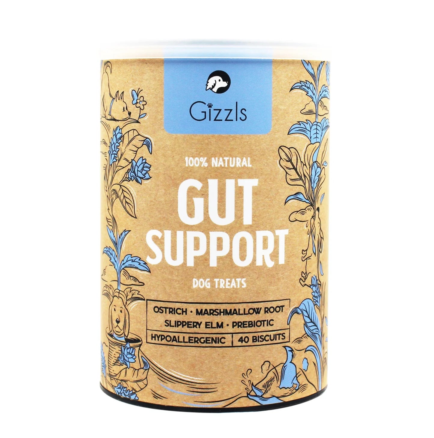 Gizzls Gut Support Dog Biscuits 180g