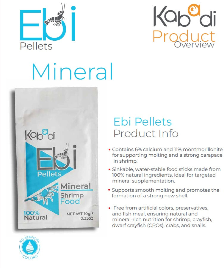 Kabadi EBI Pellets Shrimp Food Mineral