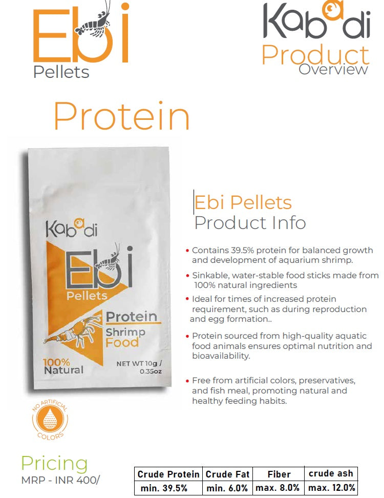 Kabadi EBI Pellets Shrimp Food Protein