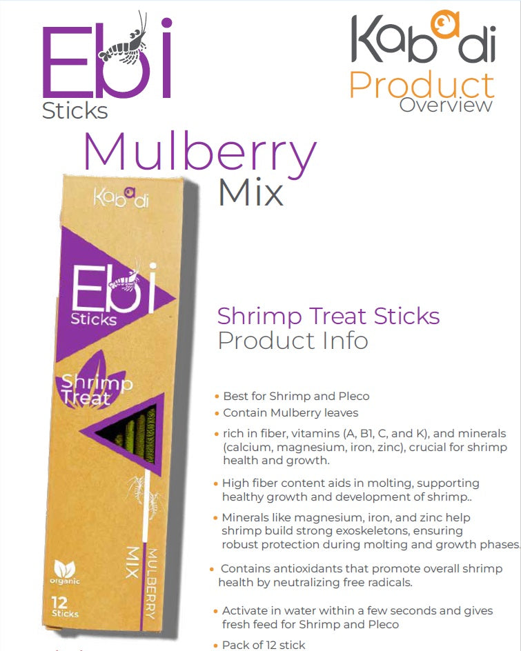 Kabadi Shrimp Sticks Mulberry Mix