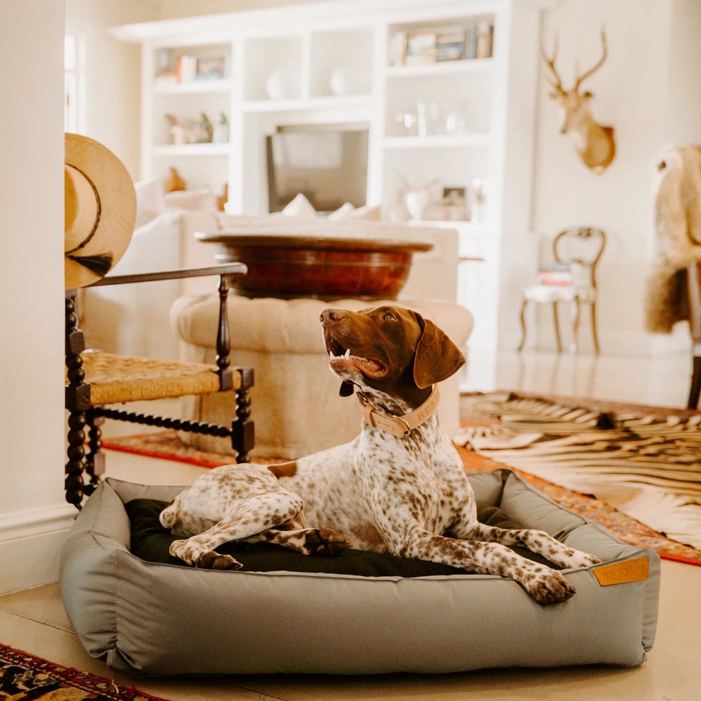 Huntlea Koletto Winter Bolster Dog Bed