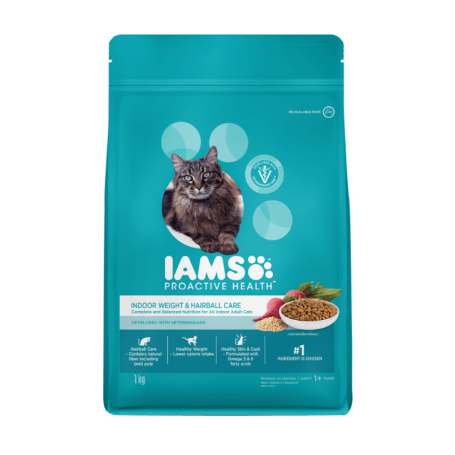 Iams Adult Indoor Weight Hairball Good For Senior Cats