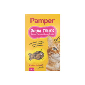 Pampers Royal Fishies Biscuit Cat treats