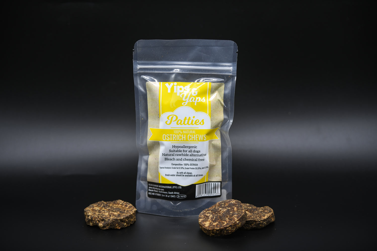 Yips & Yaps Pet Treats - Patties 3pc