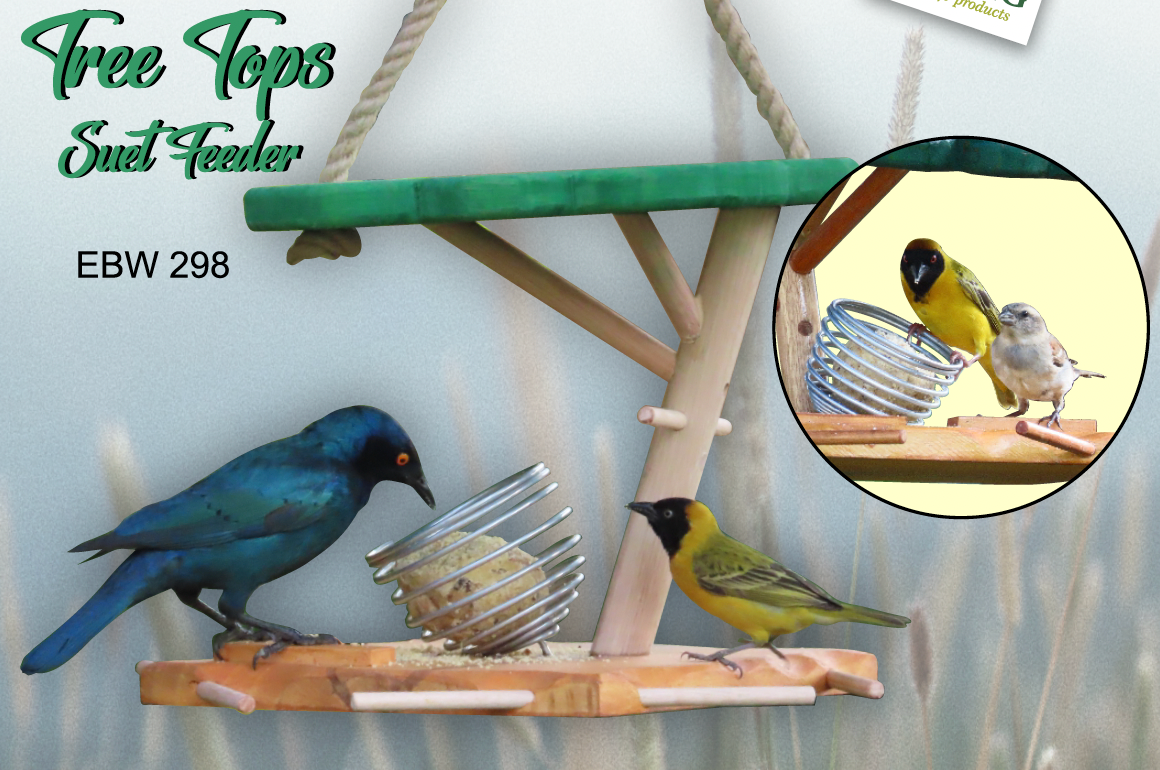 Elaine's Birding Tree Tops Suet Ball Feeder