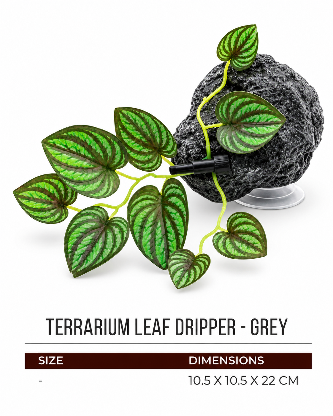 Terrarium Leaf Dripper - Grey