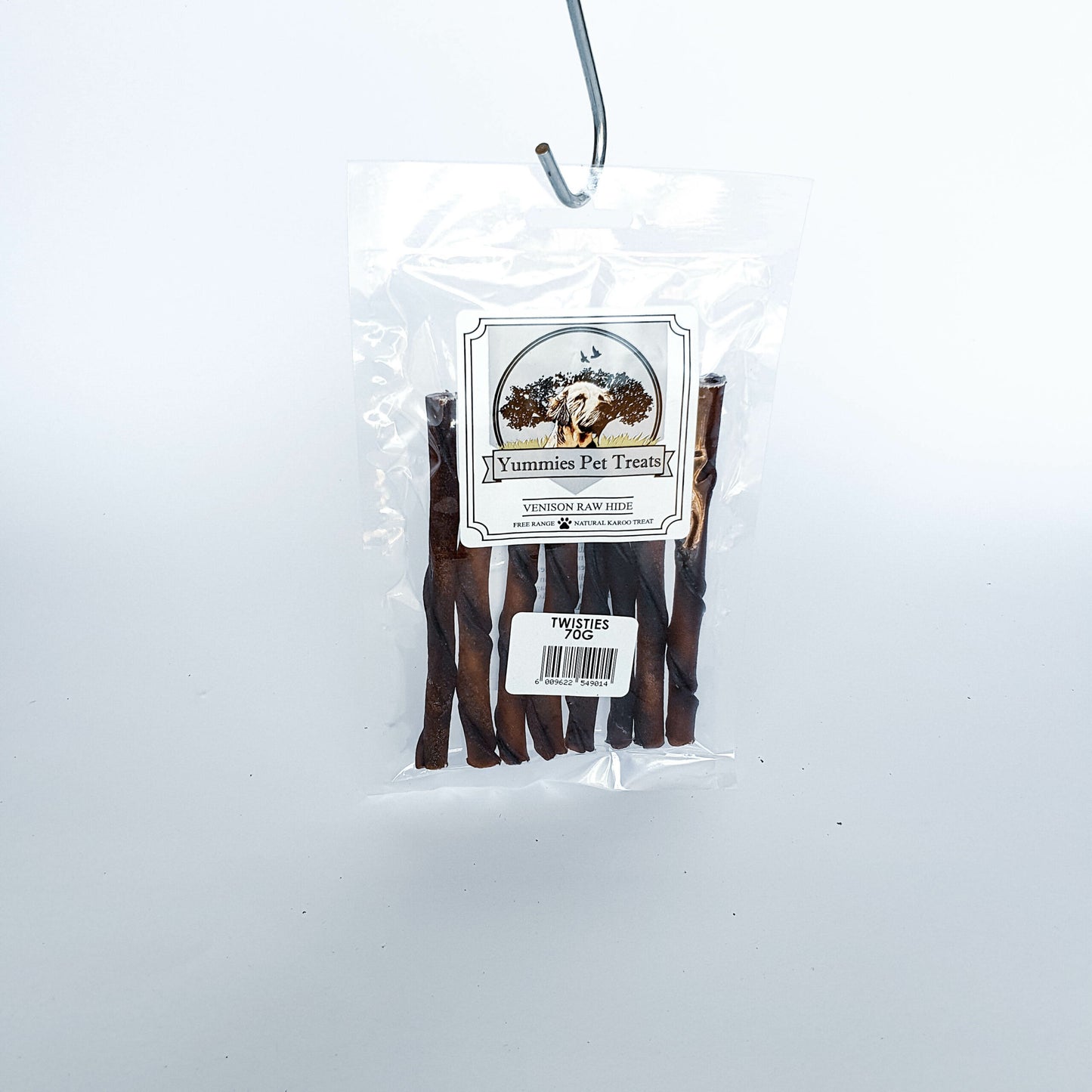 Yummies Pet Treats - Venison Twisties 70g
