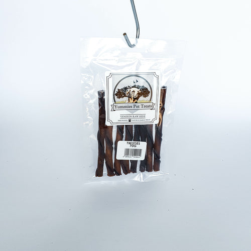 Yummies Pet Treats - Venison Twisties 70g