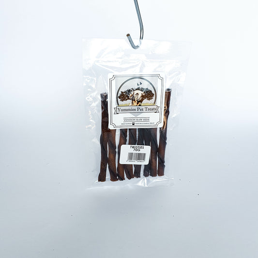 Yummies Pet Treats - Venison Twisties 70g
