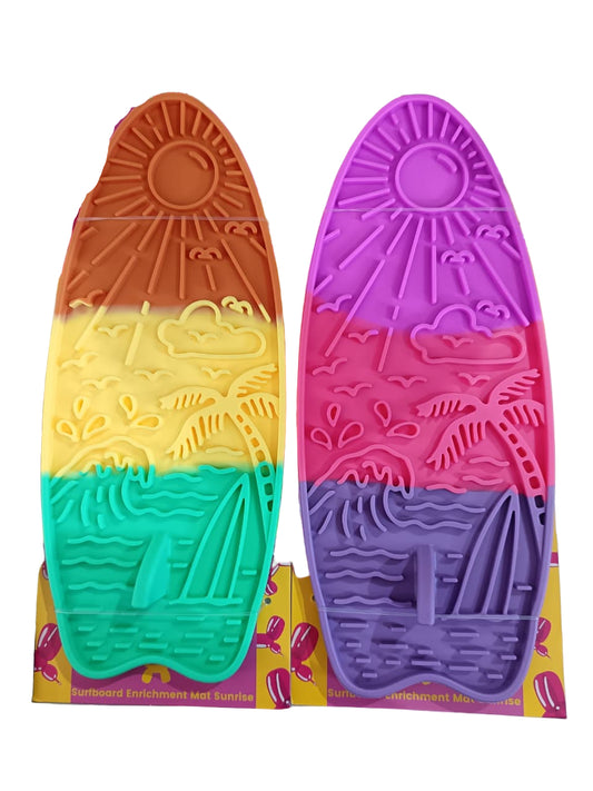 Lick-A-Lot Enrichment Mat - Surfboard
