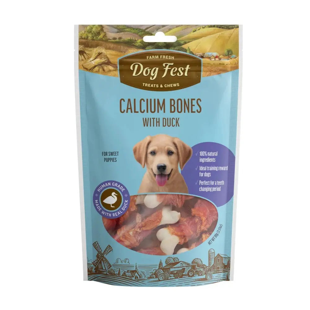 Dog Fest - Calcium Bones For Puppies (Duck)