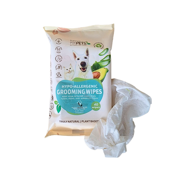 Pannatural Hypoallergenic Grooming Wipes