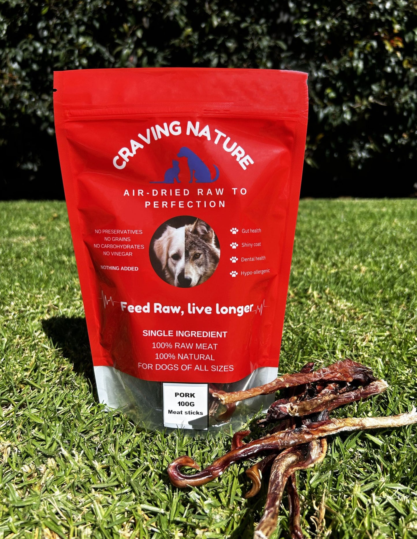 Pork Sinew Sticks 100g