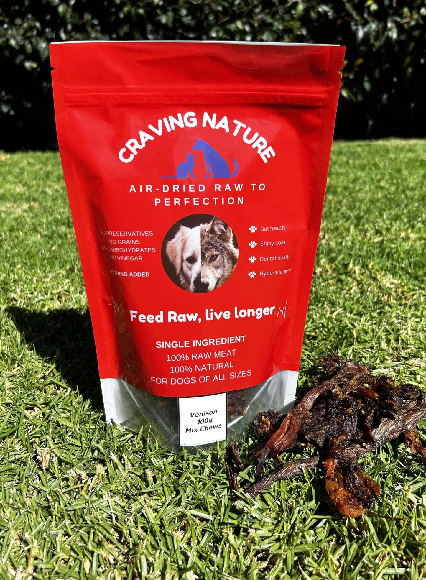 Venison Chews ( Mixed ) 100g