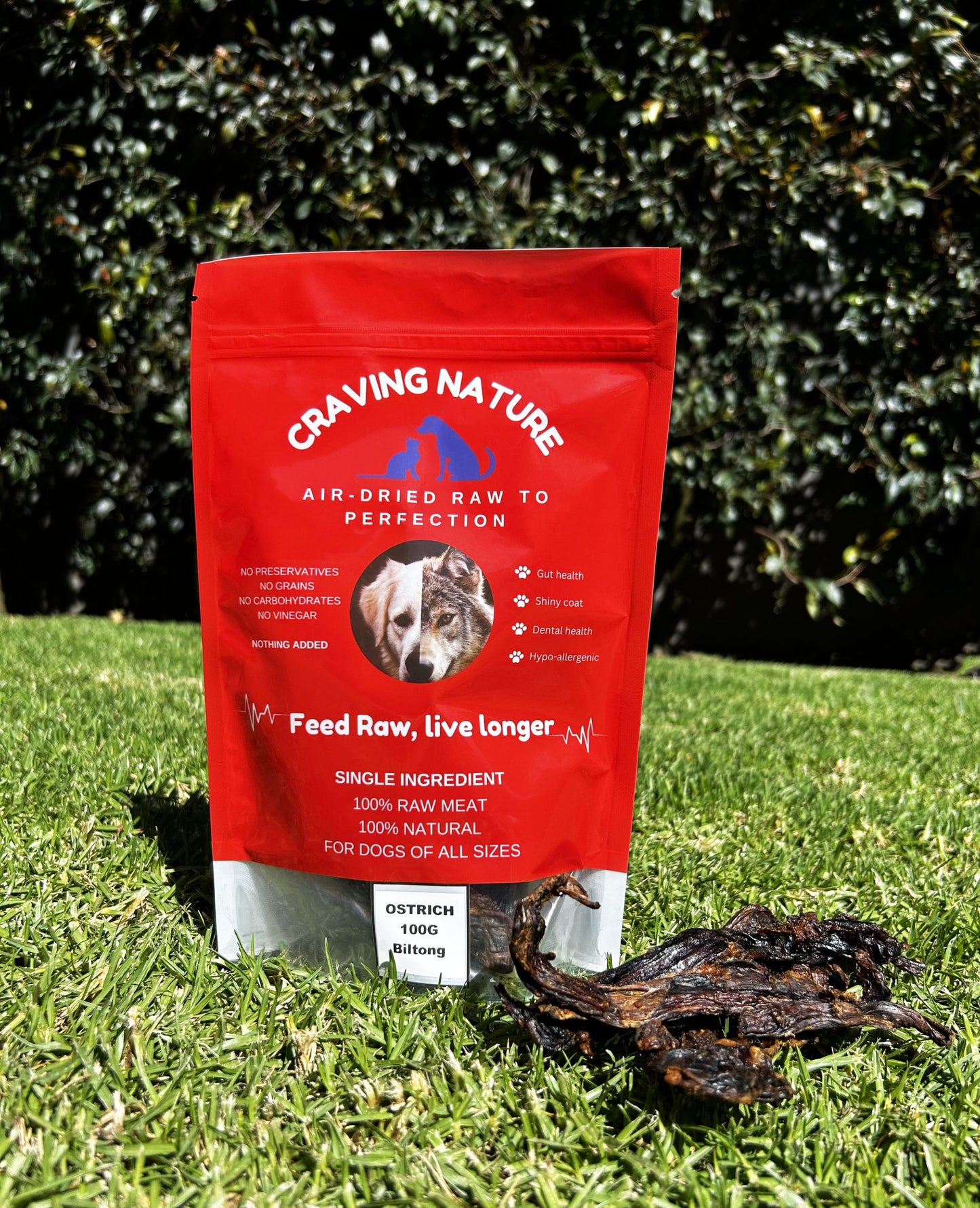 Ostrich Biltong 100g