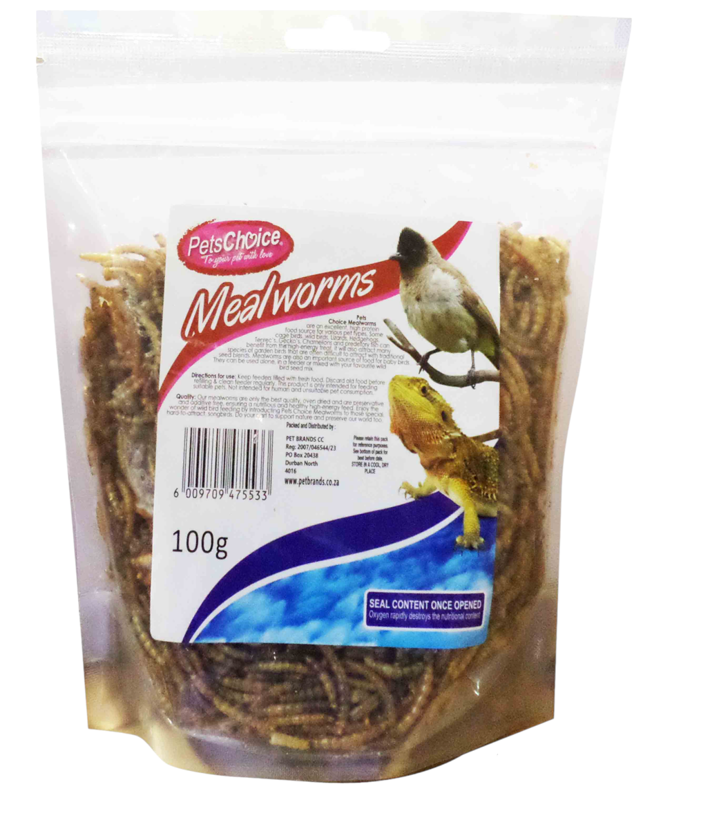Pets Choice Dried Mealworms