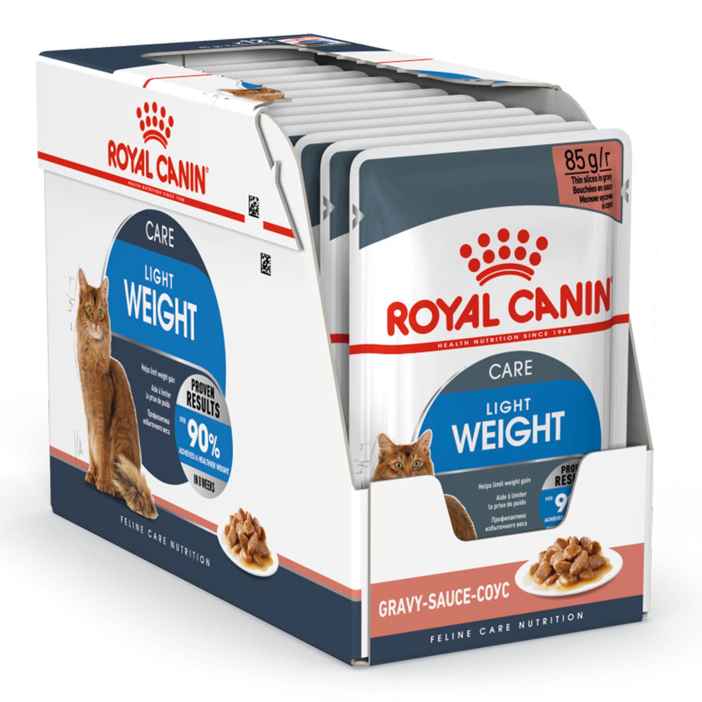 Royal Canin Light Weight Pouches 12pc Box